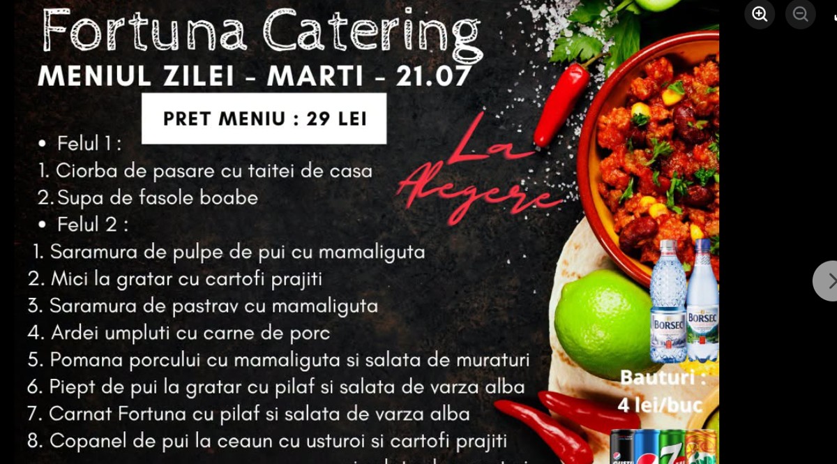 Preparate Catering Fortuna